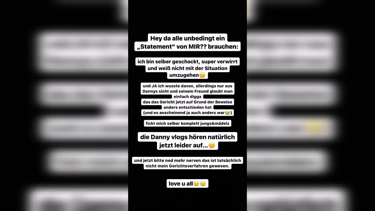 T-low Statement zu Danny