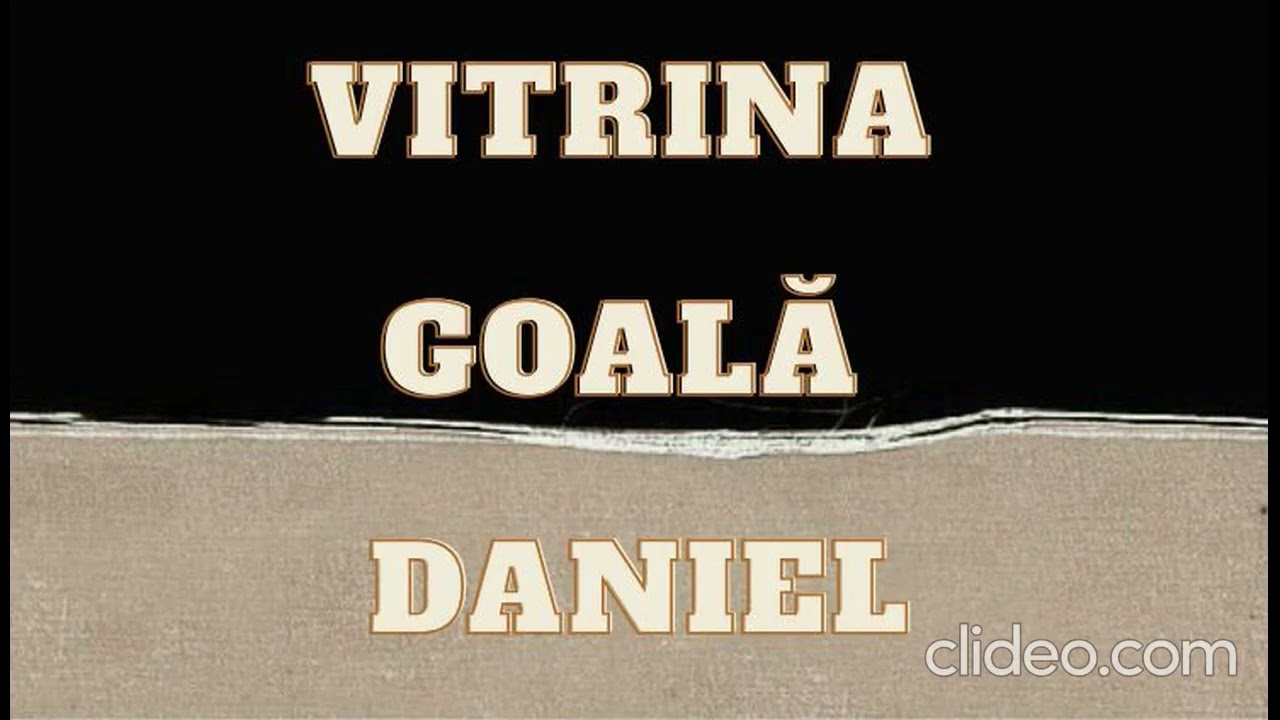 Vitrina Goală-By Daniel