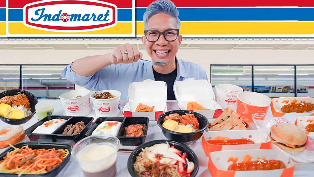 MUKBANG MAKANAN-MAKANAN INDOMARET!!