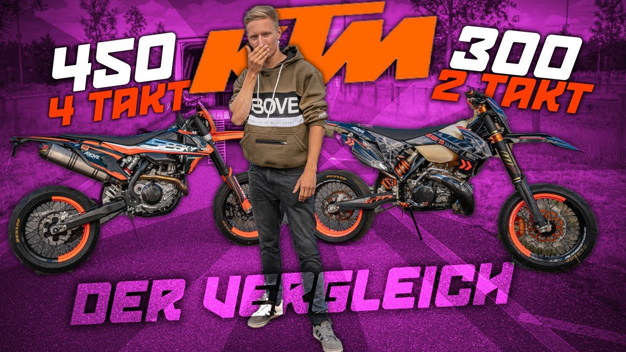 2-Takt vs. 4-Takt (KTM EXC 300 vs KTM EXC 450)