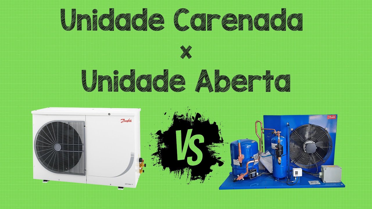 Unidade Condensadora Carenada ou Unidade Condensadora Aberta? Quais diferenças?