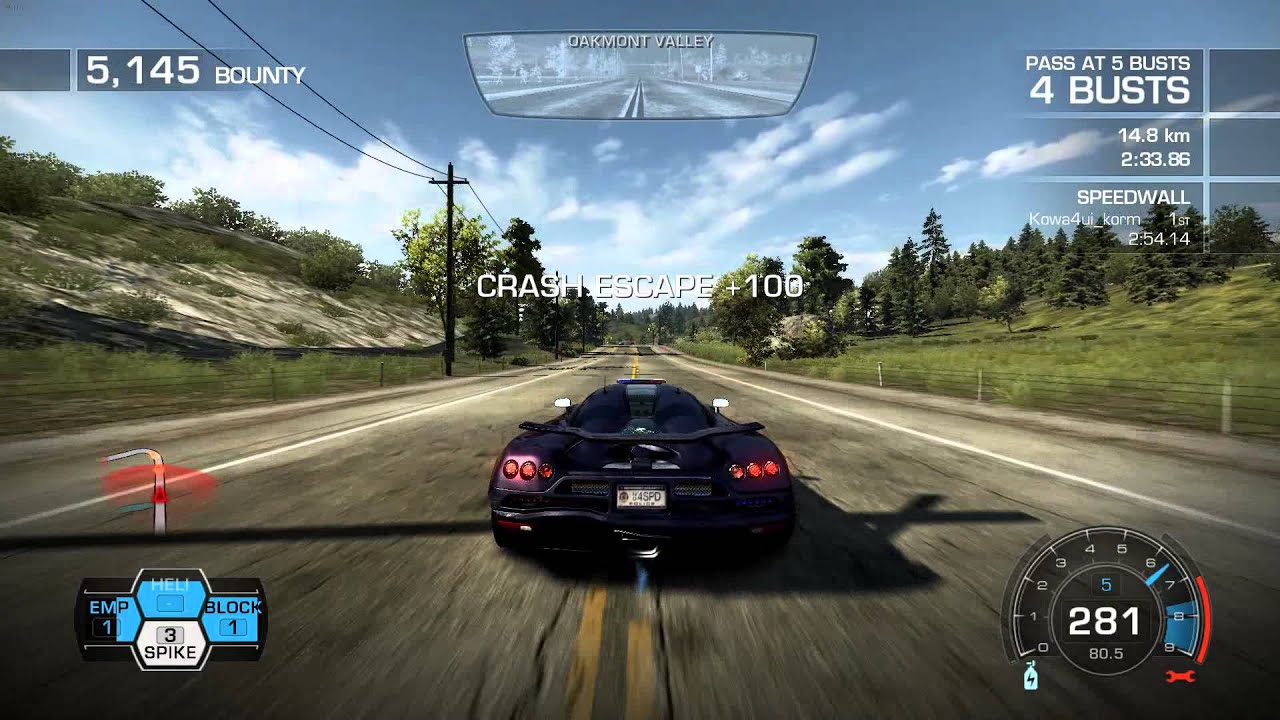 Need for Speed  Hot Pursuit: End of the line - Police chase, Koenigsegg CCXR Edition