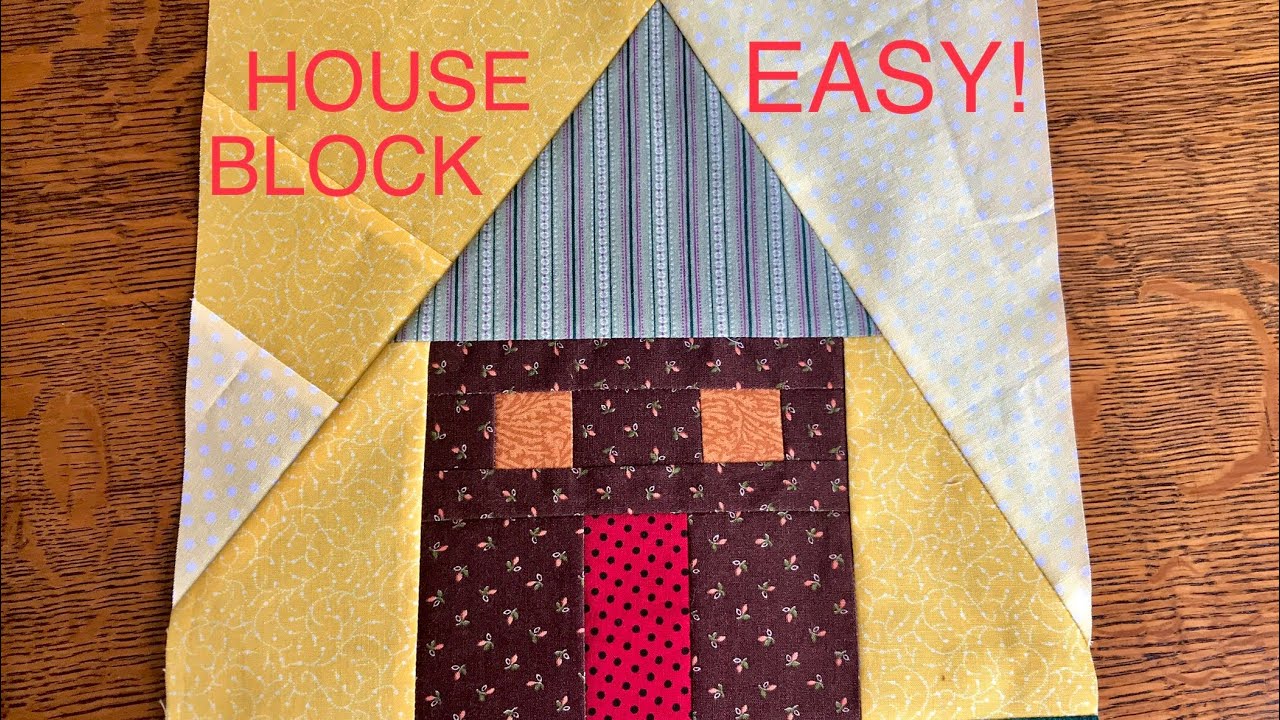 Scrappy House Quilt Blocks