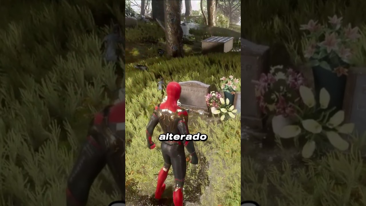 Nunca Visite o T&uacute;mulo da tia May em Marvel Spider-Man 2 #videogames #spiderman #marvelspiderman