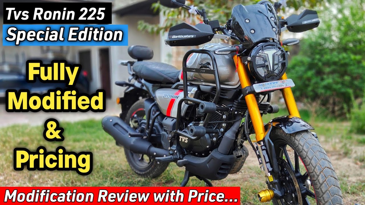 TVS Ronin 225 Special Edition Full Modification with Price || Modification Review of Ronin 225 ||
