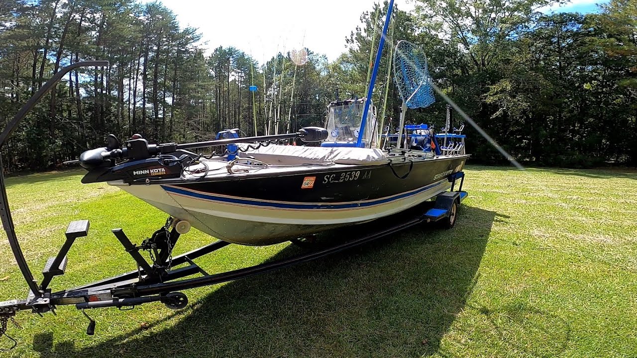 Catfish Boat Setup and  Rebuild