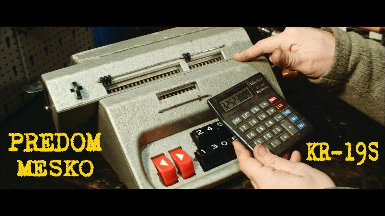 Predom Mesko KR 19S Kalkulator Mechaniczny PRL