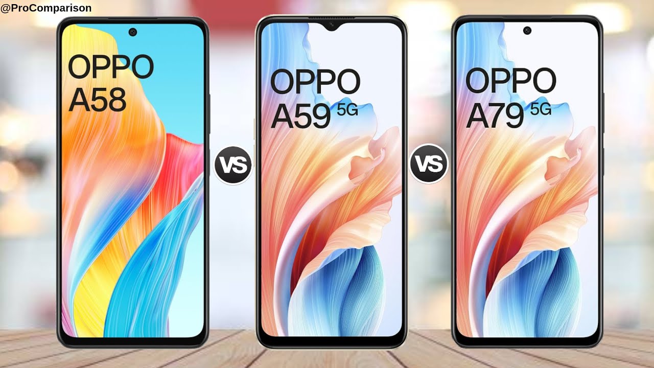 OPPO A58 vs OPPO A59 5G vs OPPO A79 5G || Price || Specs Comparison