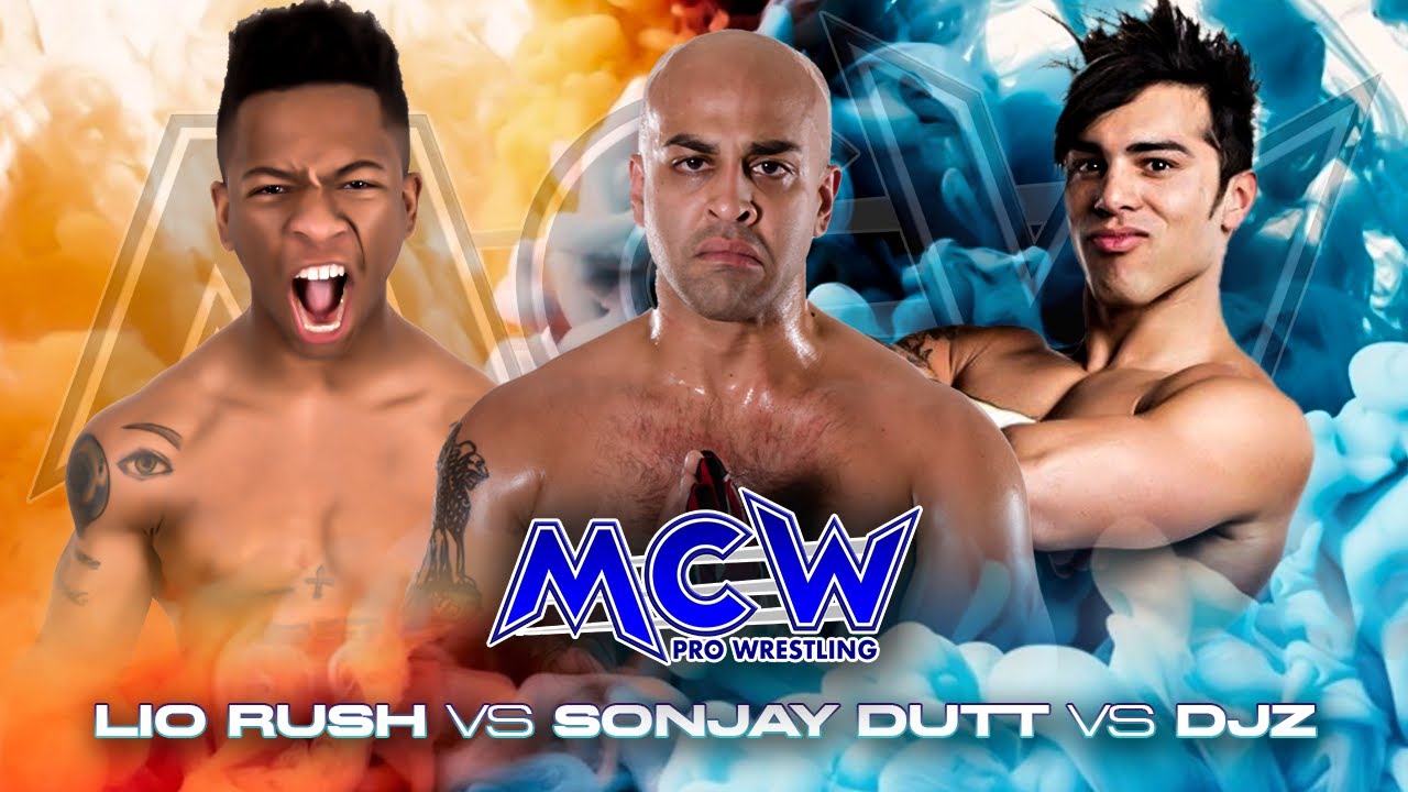 {Free Match}  Lio Rush vs. Sonjay Dutt vs. DJZ - Championship Match- MCW Pro Wrestling - Full Match