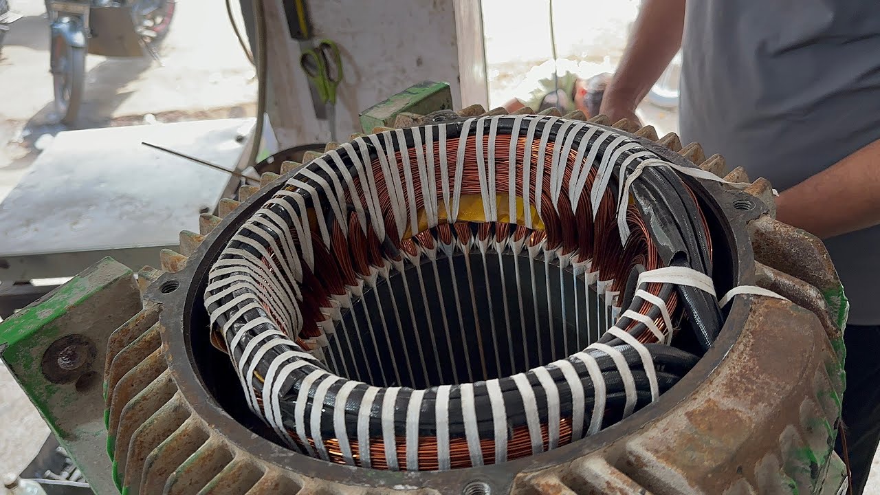 50 HP 1440 RPM MOTOR WINDING ||