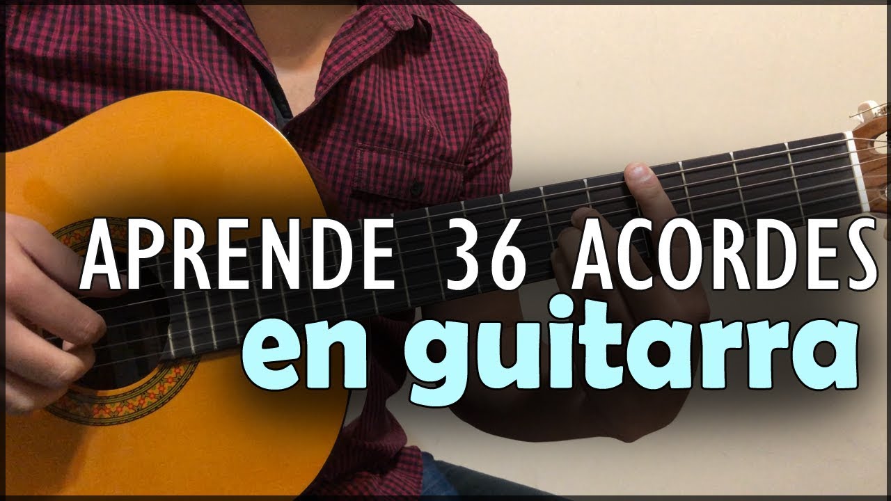 Aprende 36 acordes en minutos