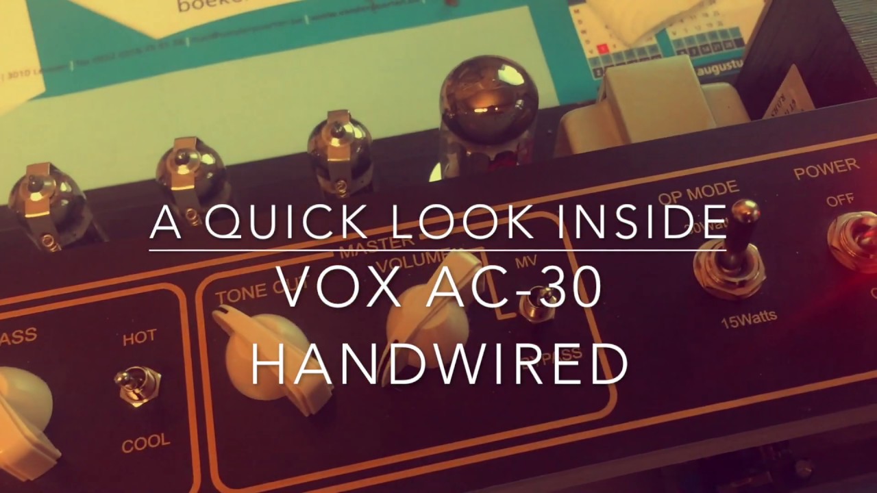 A quick look inside VOX AC-30HW2 hand-wired tube amp