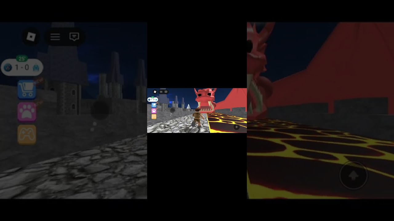 Playing Horor Castle Obby