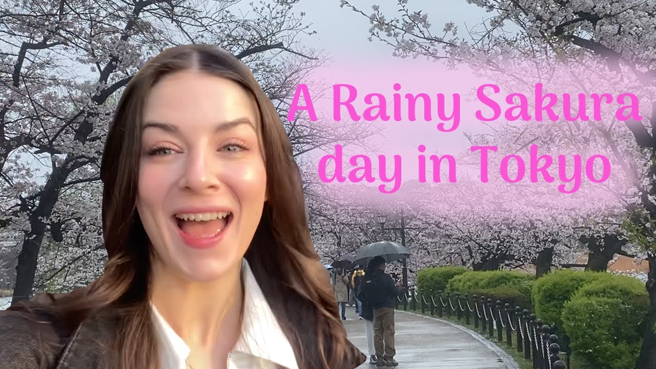 A Rainy Sakura Day in Tokyo 🌸 | Searching for Sakura Sweets & Cozy Cafes in the Rain