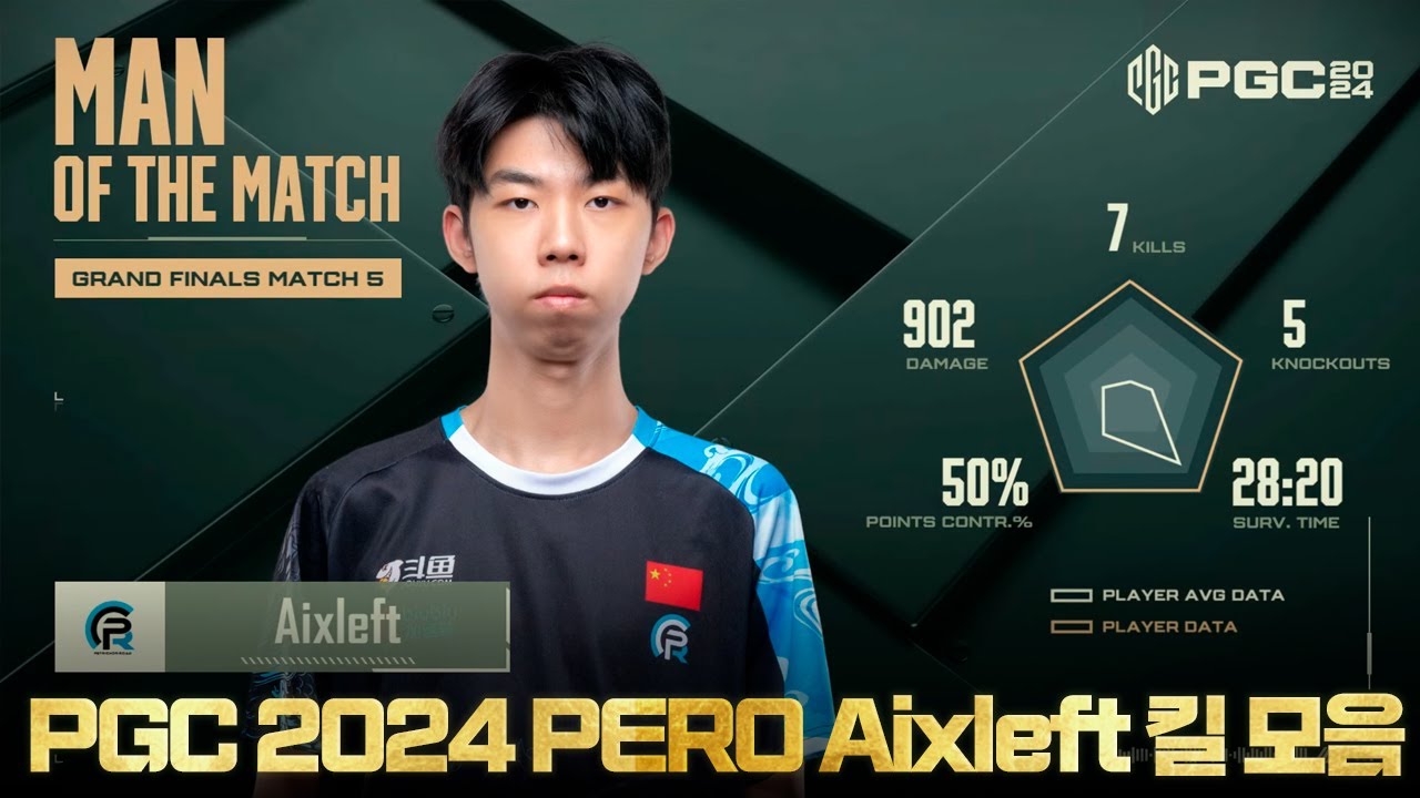 불세출의 천재 엑스레프트 배그 매드무비 킬 모음 PGC 2024 PeRo_Aixleft kill highlight [배그 강의 해묵 배틀그라운드 ]