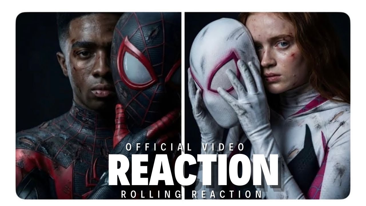 Lucas Sinclair and Max Mayfield as Miles Morales and Gwen Stacy  Spider-Verse Video Reaction