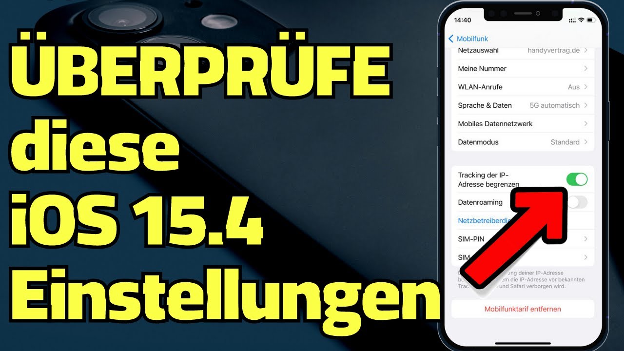 7 iOS 15.4 Einstellungen, die du ÜBERPRÜFEN solltest