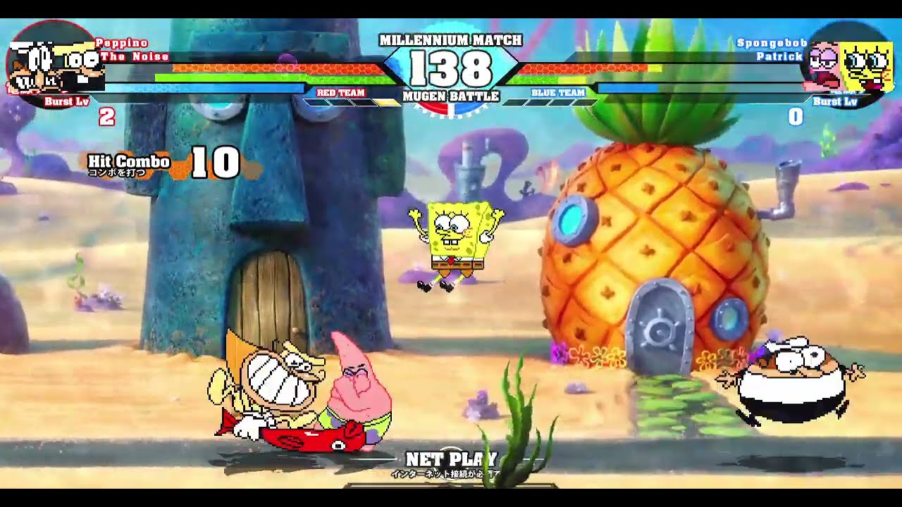 Mugen Request Peppino & The Noise VS Spongebob & Patrick