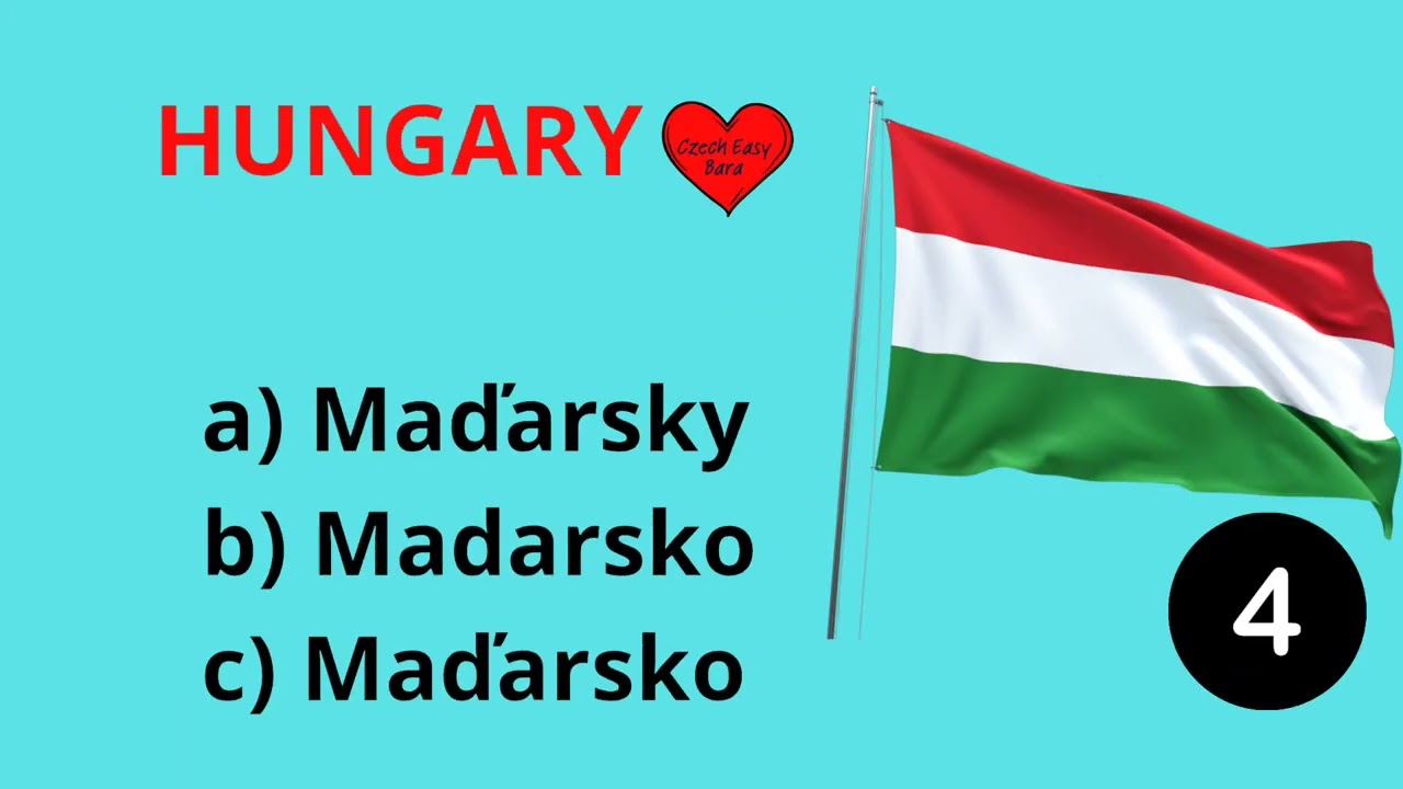 Czech Vocabulary Quiz: Countries in Czech