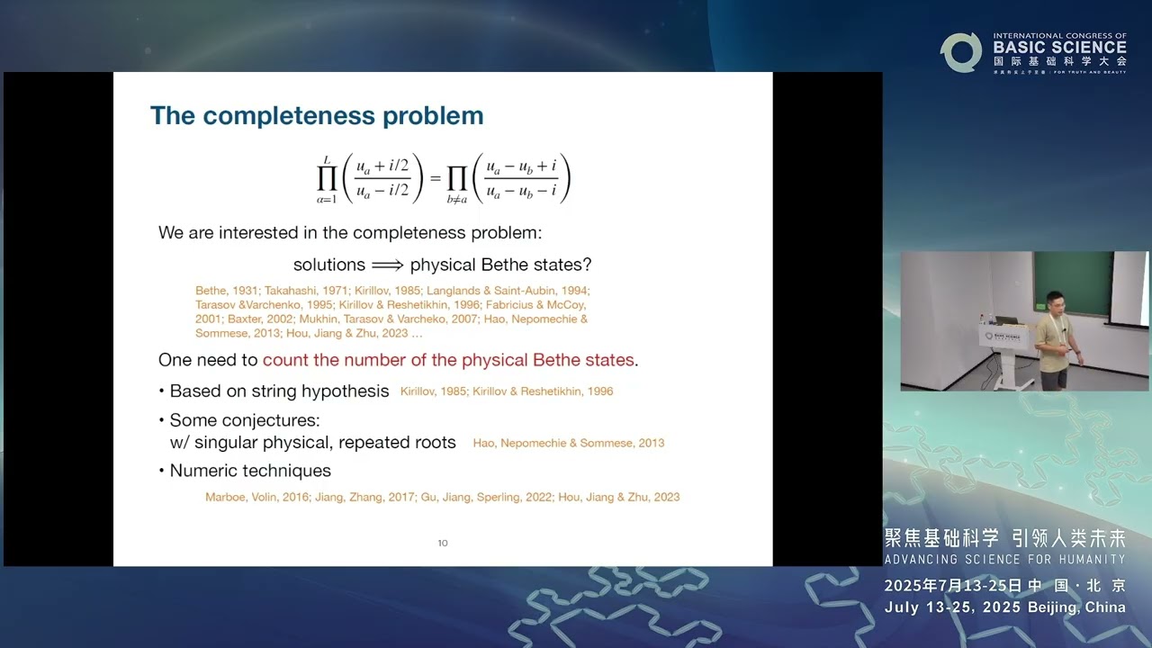 Hao Zou: Counting Bethe States in Twisted Spin Chains #ICBS2025