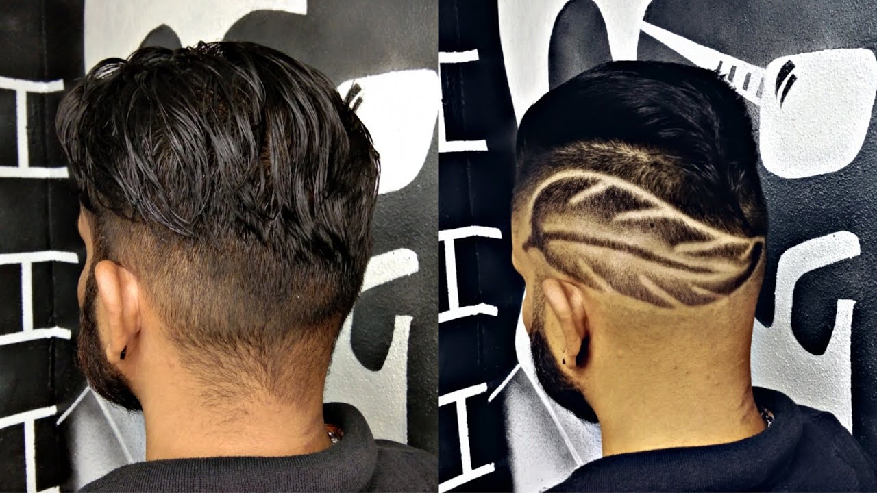 Feather Hair Tattoo ( Hair Cutting)..
