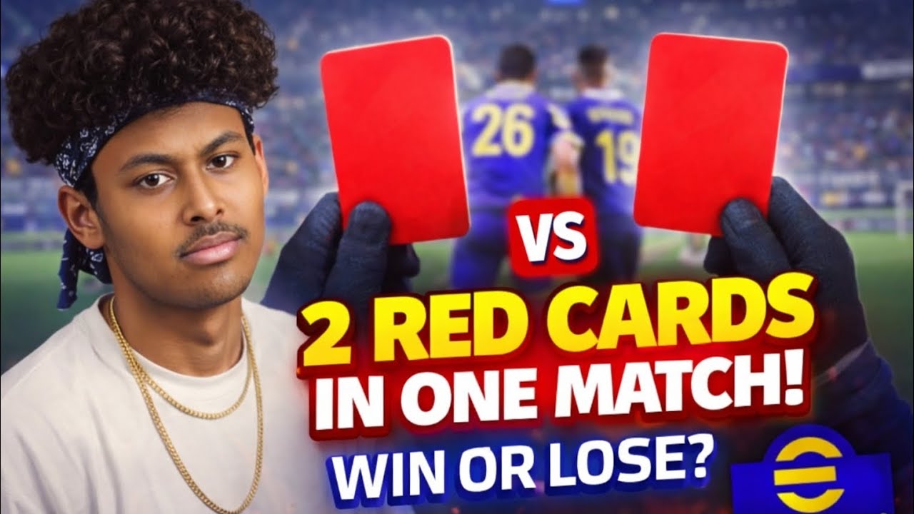 2 Red Cards in One Match 😮‍💨 Win or Lose ? | eFootball 