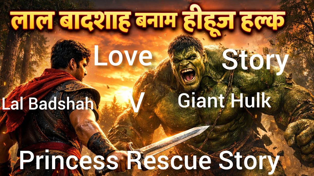 Lal Badshah vs Giant Hulk | Epic Princess Rescue Story | Romantic Action Cinematic 4K