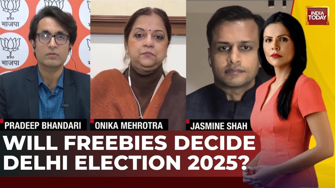 News Today Debate: Will Freebies Decide Delhi Election? | BJP's Delhi Manifesto Mirrors AAP Schemes