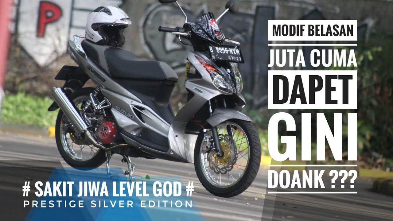 SUZUKI SKYWAVE || PRESTIGE SILVER EDITION || BIKIN MINDER MOTOR KREDITAN