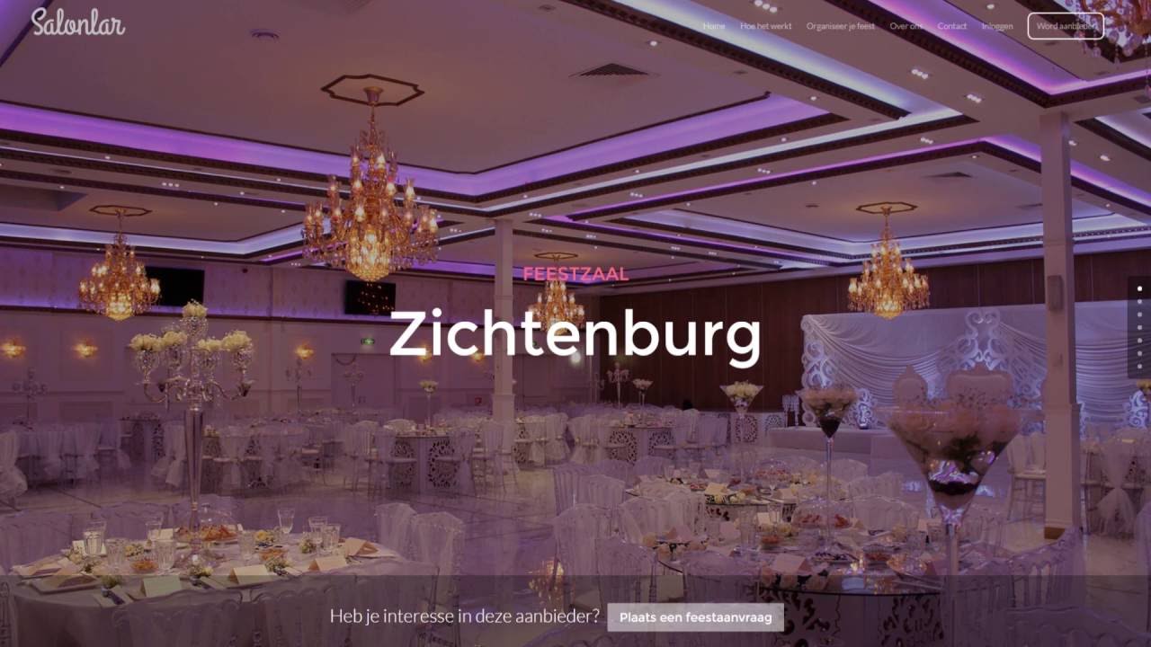 Feestzaal Zichtenburg | Regel je feest op Salonlar.nl