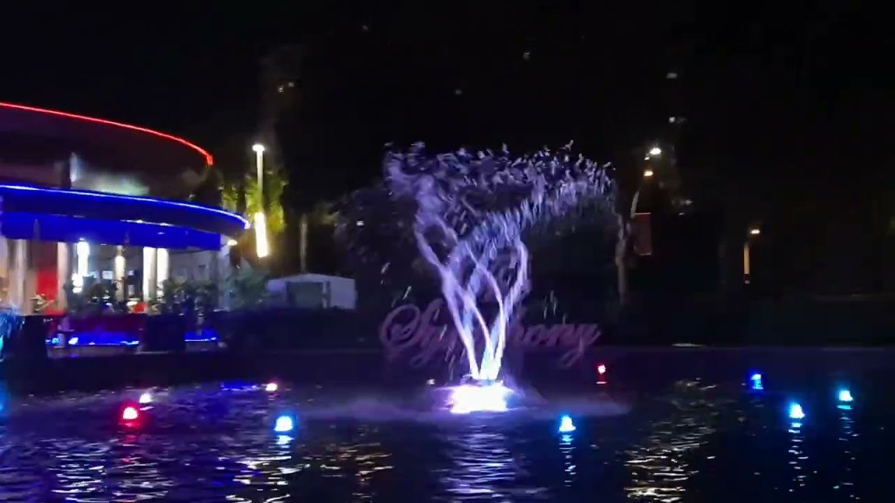 ioi city mall fountain show ⛲️⛲️✨️