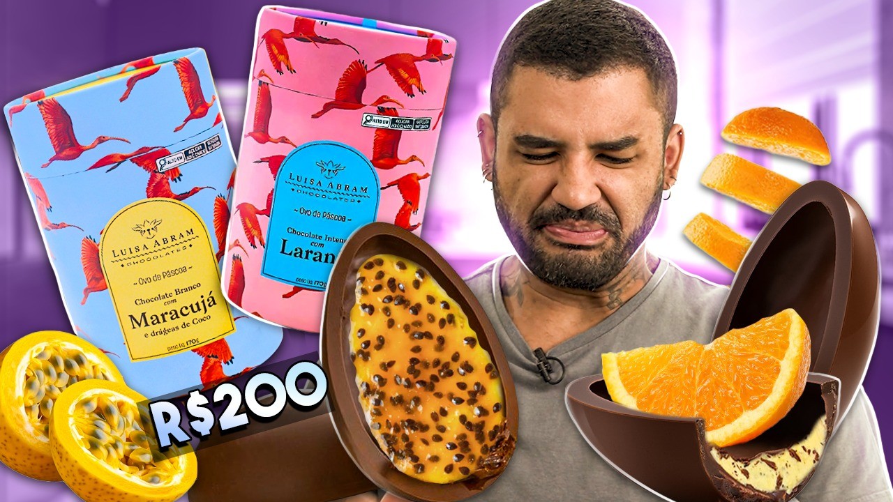 PROVANDO OVOS DE PÁSCOA DE FRUTAS OBSCUROS!