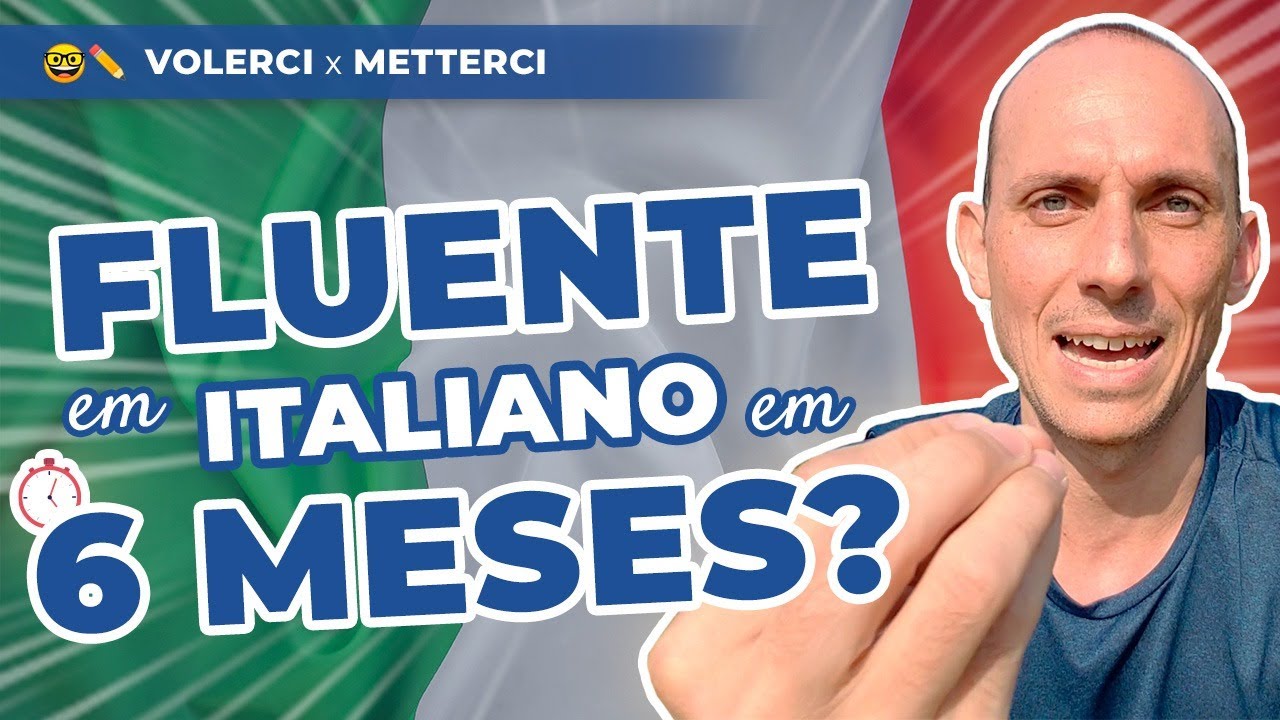 Quanto demora para ficar FLUENTE em italiano? - VOLERCI e METTERCI [em italiano com transcrição]