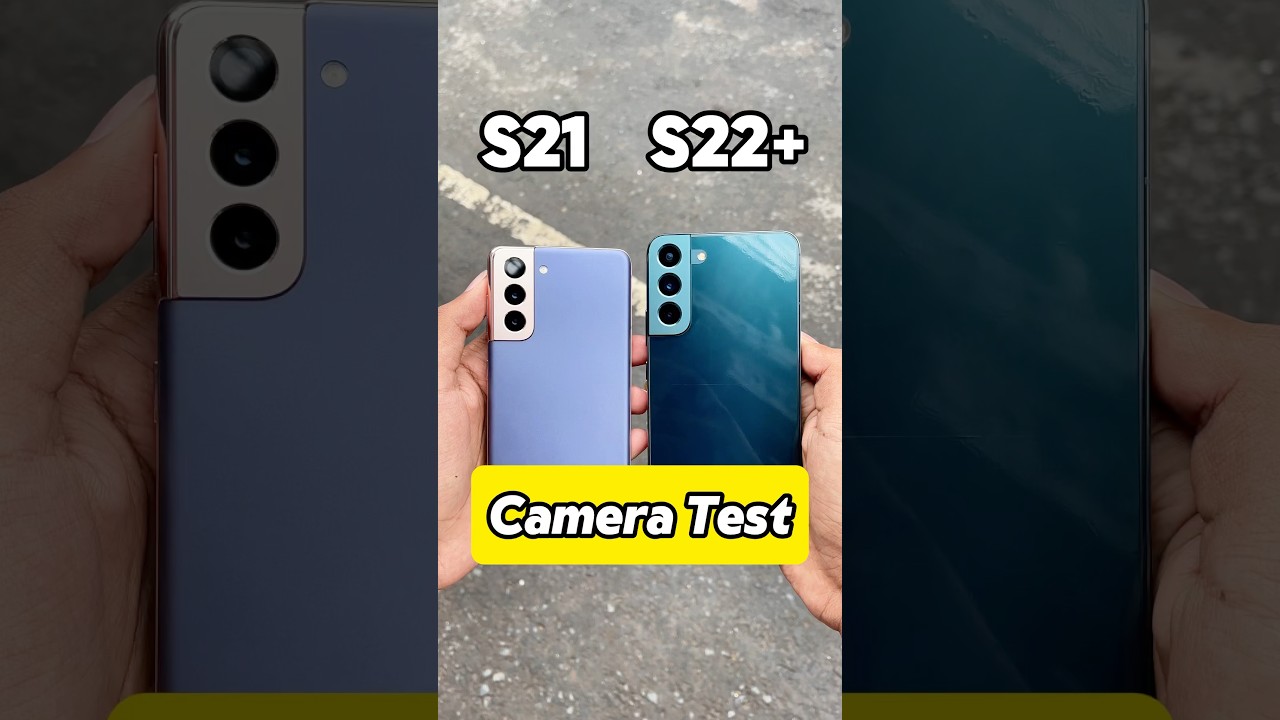 Samsung Galaxy S21 Vs Samsung Galaxy S22+ || Camera Zoom Test! #shorts