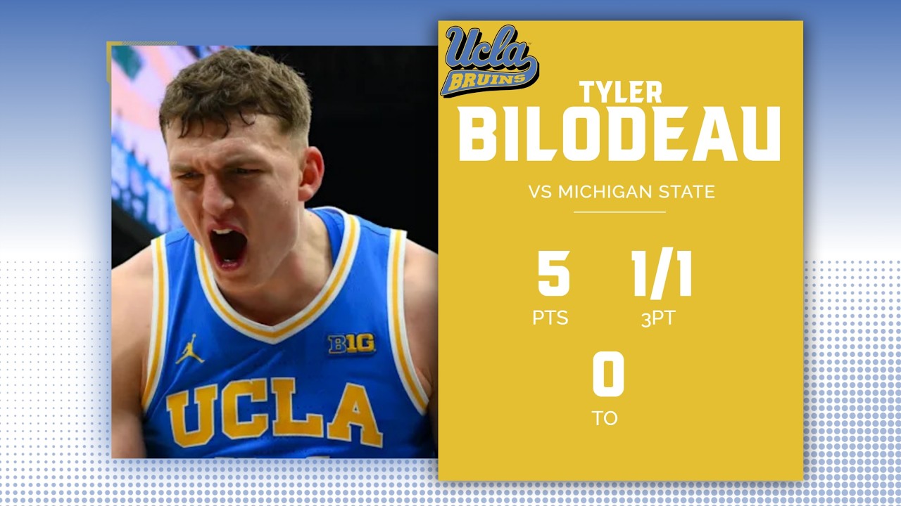 Tyler Bilodeau Condensed Tape vs Michigan State - Big Ten Quarterfinals