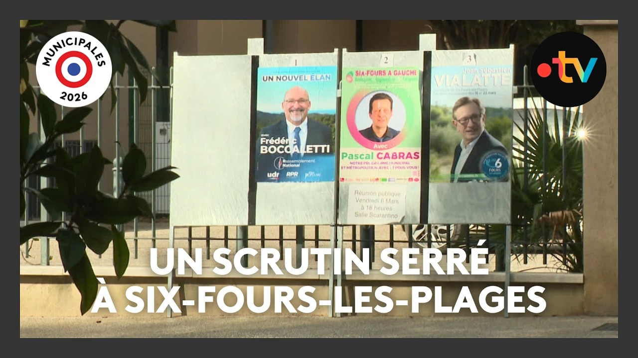Municipales 2026 : un scrutin serré au premier tour des élections de Six-Fours-les-Plages