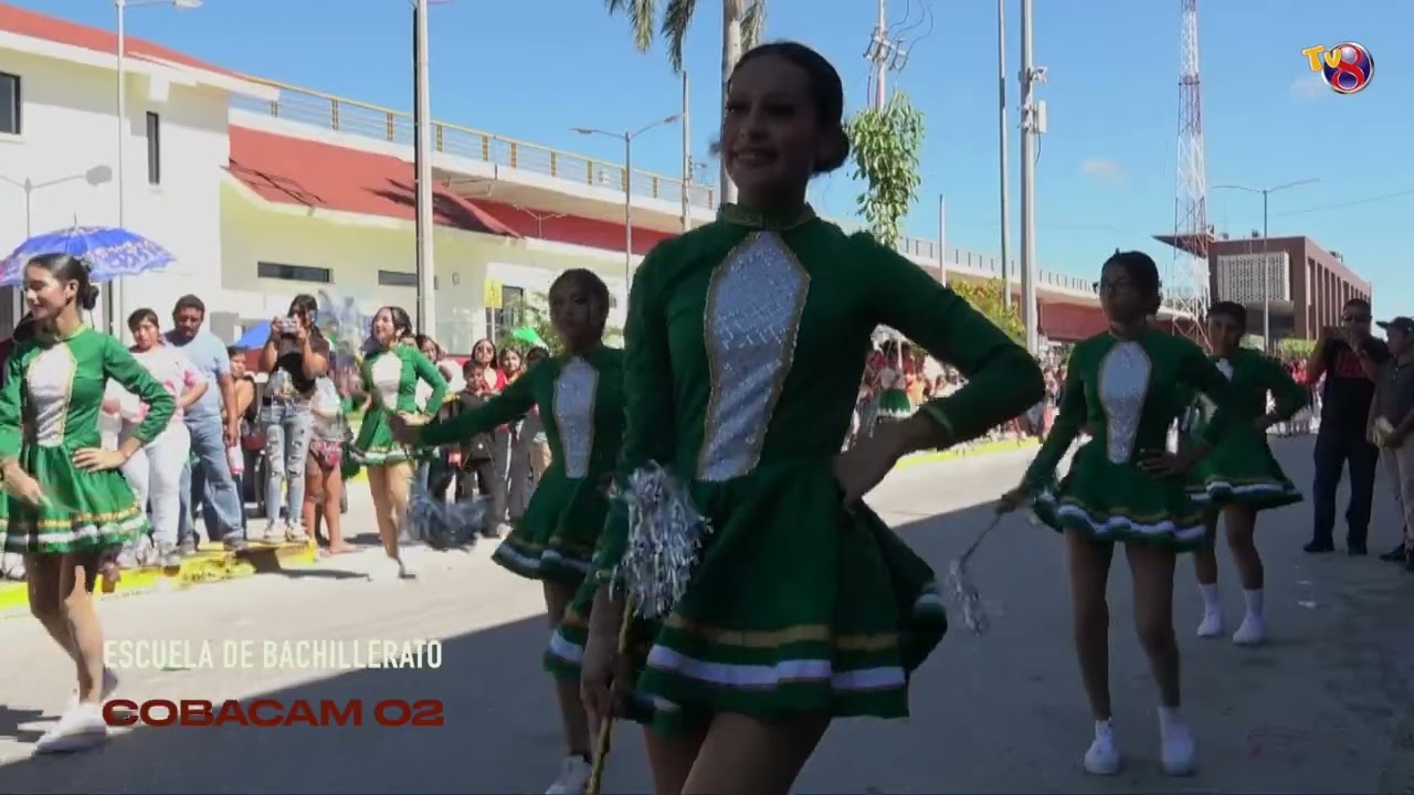 UN POQUITO DEL DESFILE 20 NOV 25, EN CANDELARIA CAMPECHE