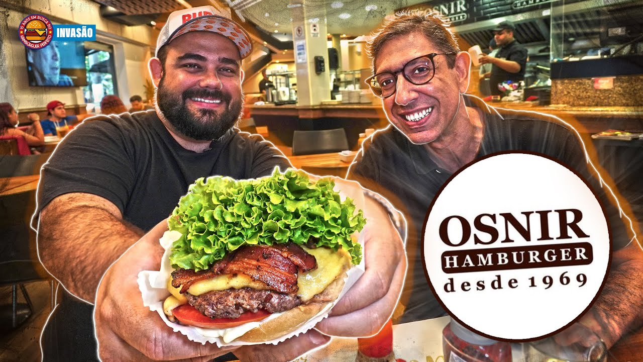 DESDE 1969 ⭐ UMA DAS HAMBURGUERIAS MAIS CLÁSSICAS DE SP - INVASÃO OSNIR | Hambúrguer Perfeito