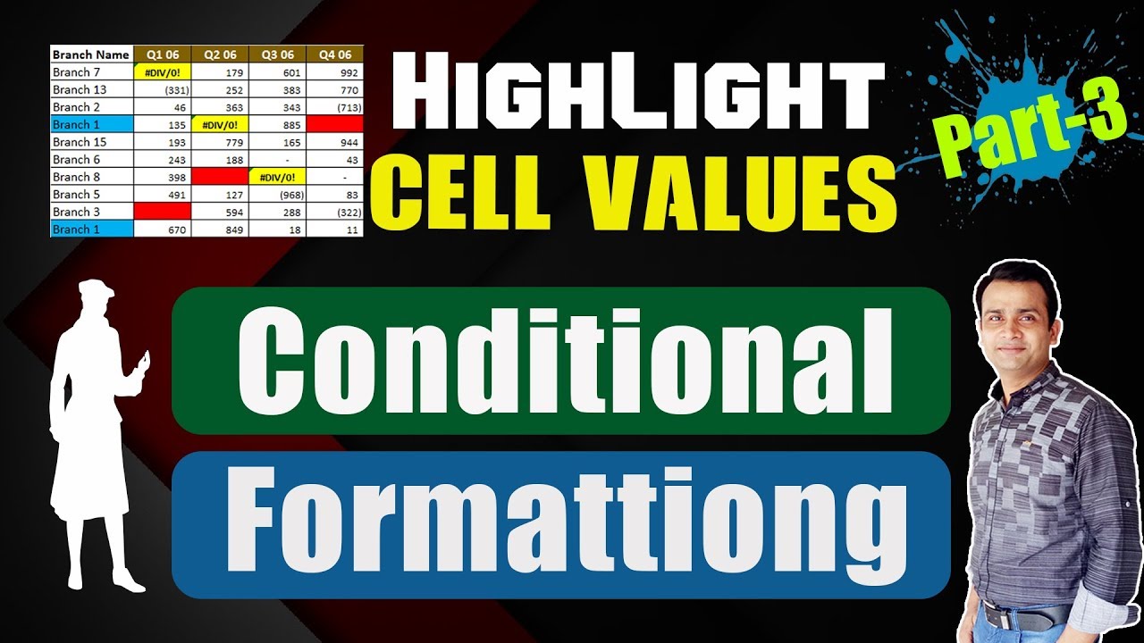 Using Excel Conditional Formatting Bangla : Create Your Own Rules to Highlight Cells