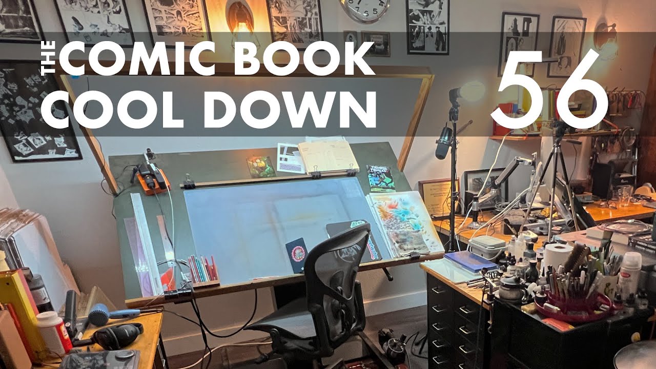 The Comic Book Cool Down 56 — Экскурсия по студии художника комиксов 2024 года