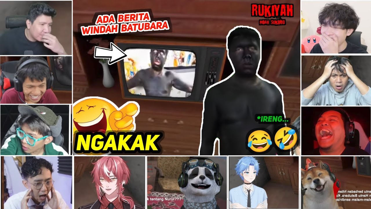 [ REAKSI YOUTUBER GAMERS ] BERITA WINDAH BATUBARA | Rukiyah Mbah Sukemo |