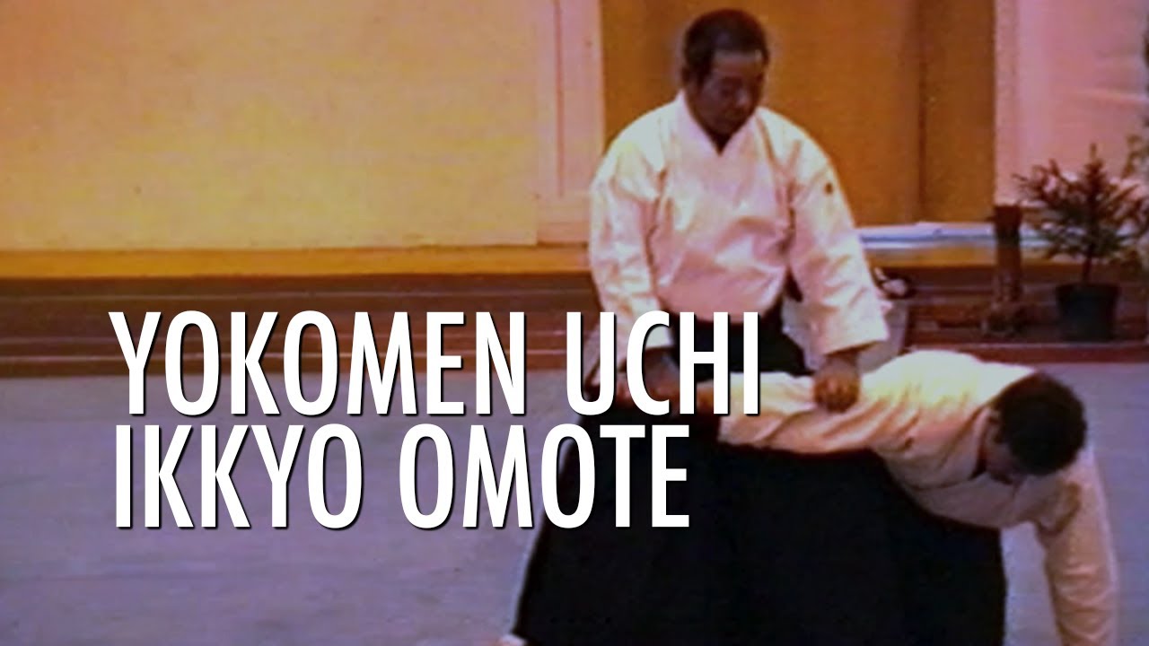 MORIHIRO SAITO Sensei - YOKOMEN UCHI IKKYO OMOTE (Aikido Lost Seminar France 1989)