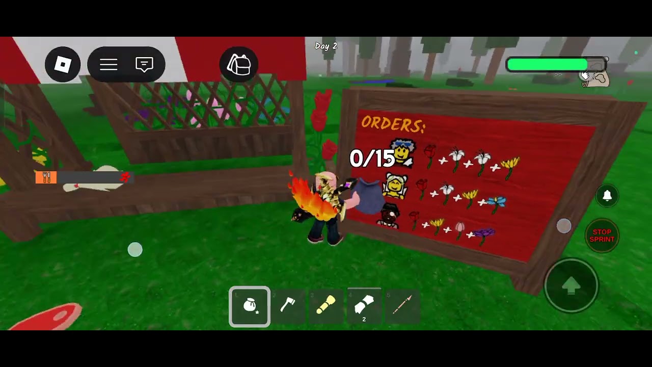 Valentine day 99 nights in the forest Roblox 
