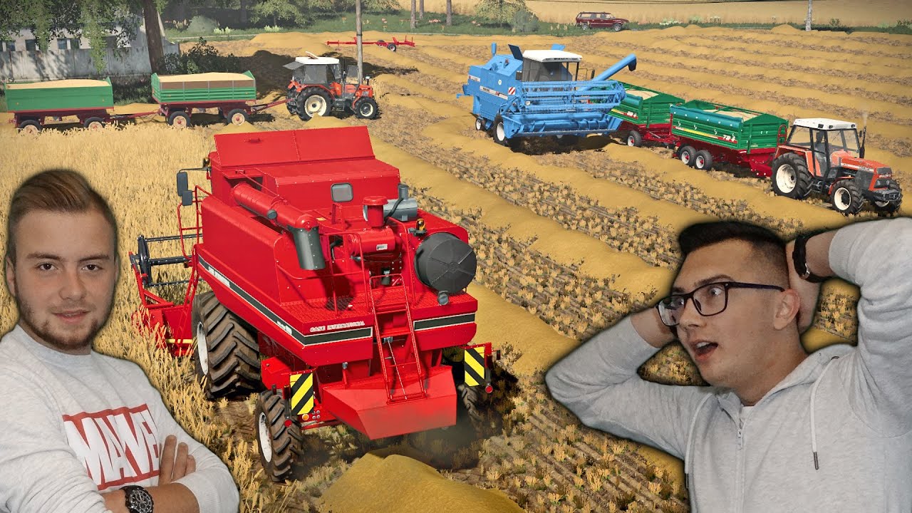 Ostatnie Żniwa Na Polskiej Krainie!😱 Kosimy Na 2x Kombajny 🔥 