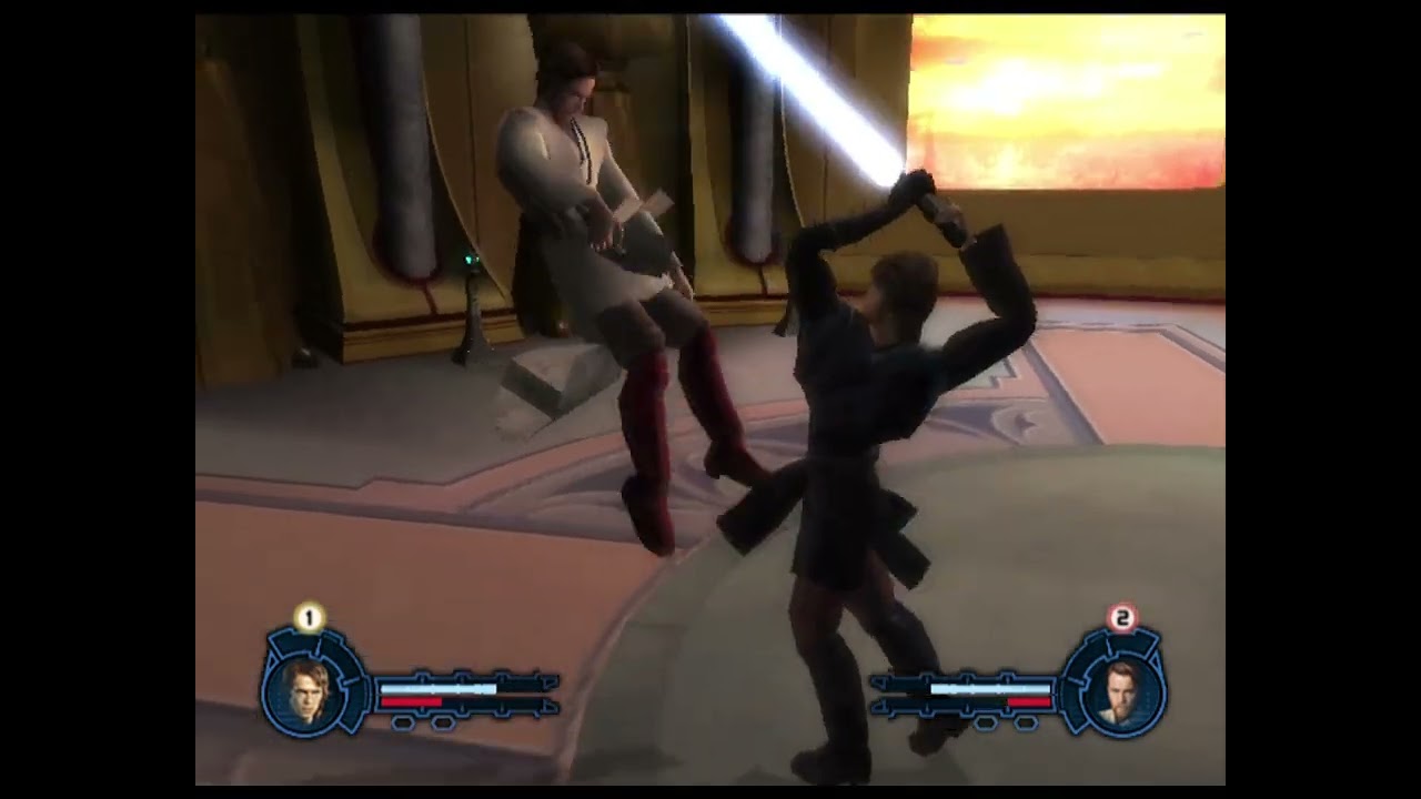 Star Wars Revenge Of The Sith Ps2 Duels Anakin Vs Obi-Wan Duels