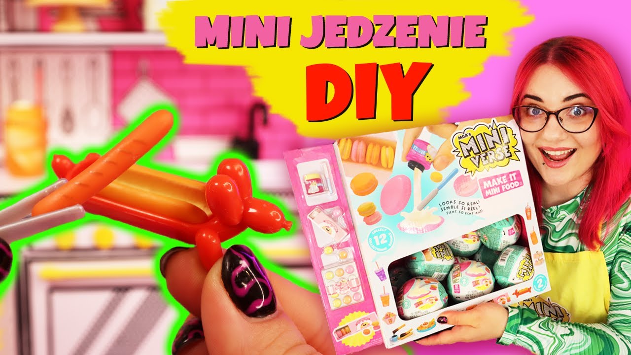Zrobiłam MINI HOT-DOG i CIASTECZKA 🌭 NIESPODZIANKI Miniverse Cafe seria 2