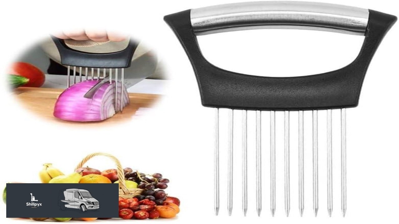 Подставка для лука для нарезки, нож для нарезки лука из нержавеющей стали.