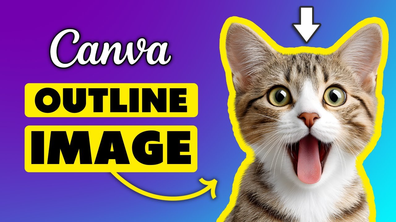 Как обвести контур изображения в Canva