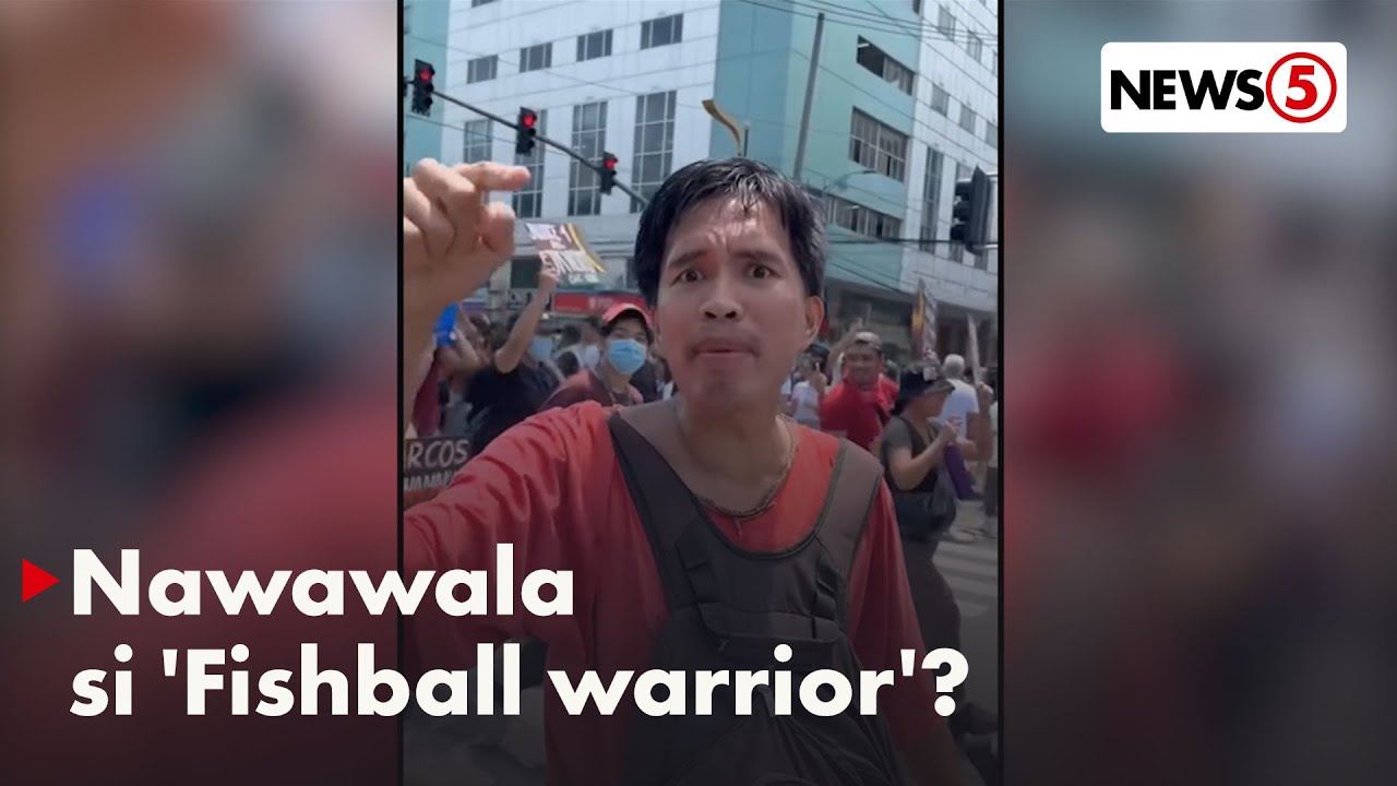 Viral ‘Fishball Warrior’ na inaresto sa protesta, PWD umano; pamilya, nag-aalala