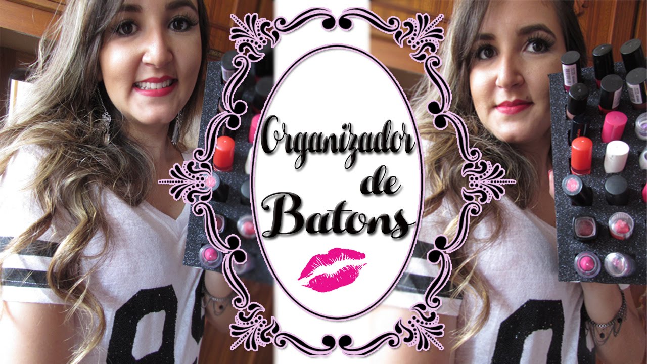 DIY ORGANIZADOR DE BATONS COM EVA| Faz Também